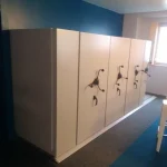 Réalisation G s Rayonnages mobile forster